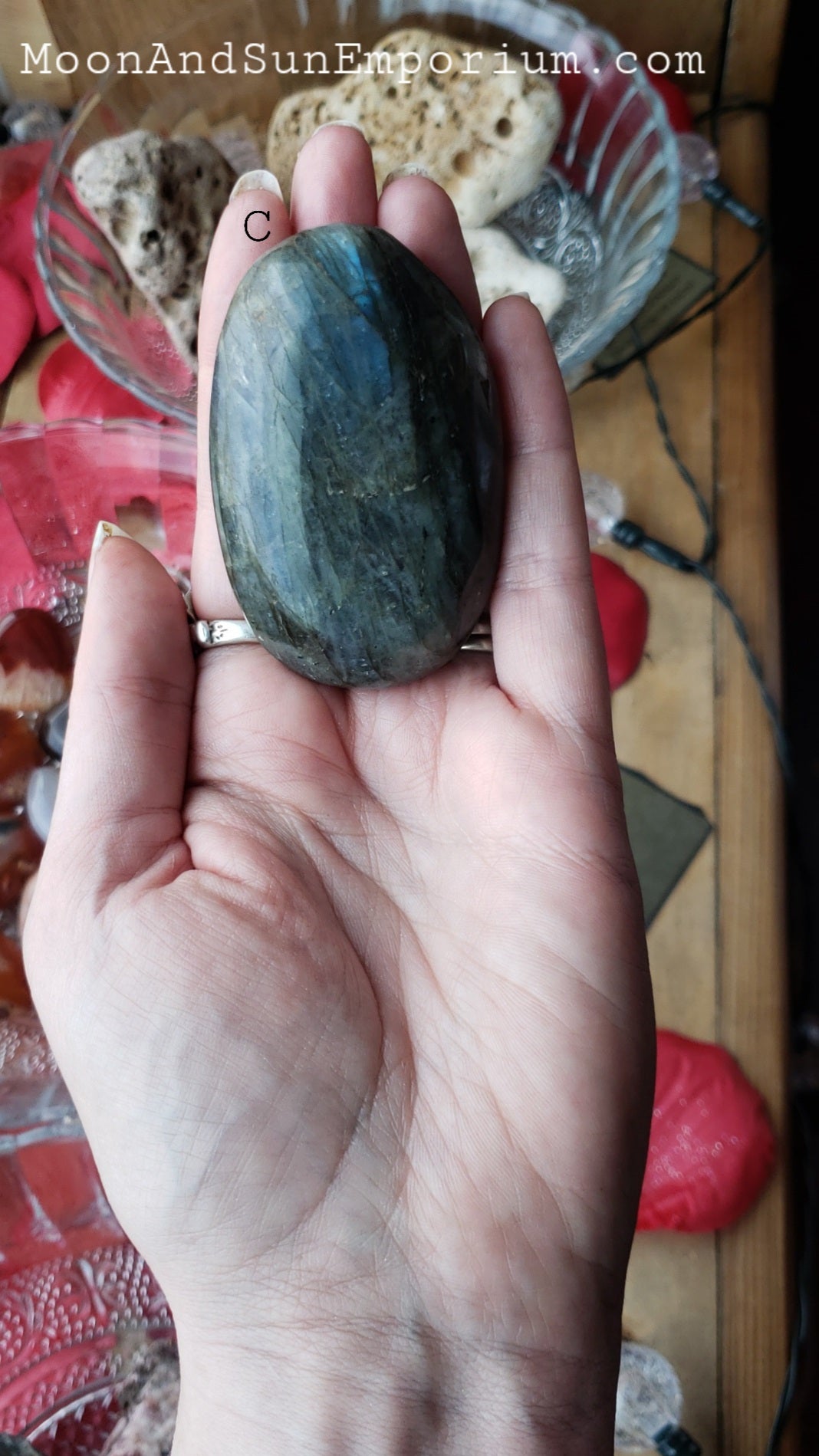 Labradorite Palm Stone