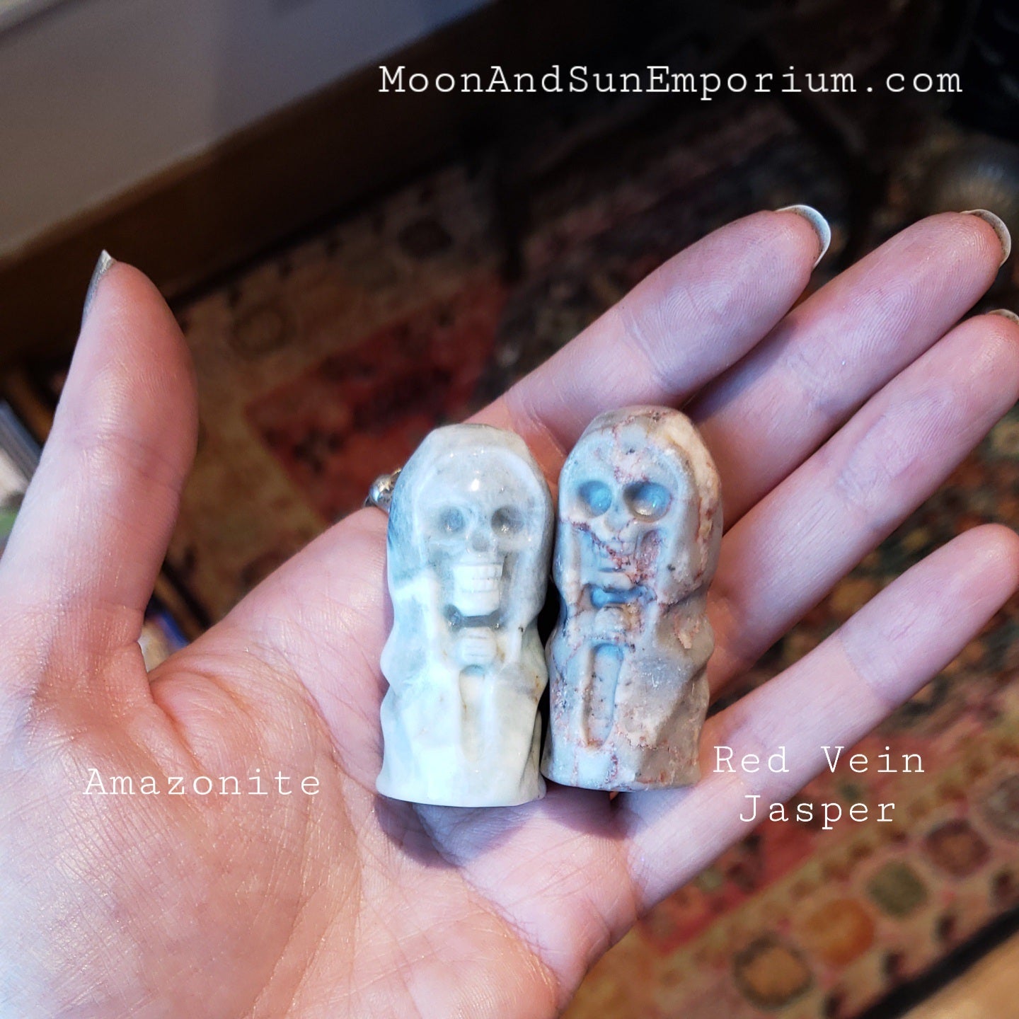 Santa Muerte Crystal Carving