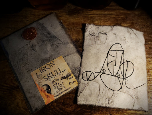 Iron Skull Sigil Paper