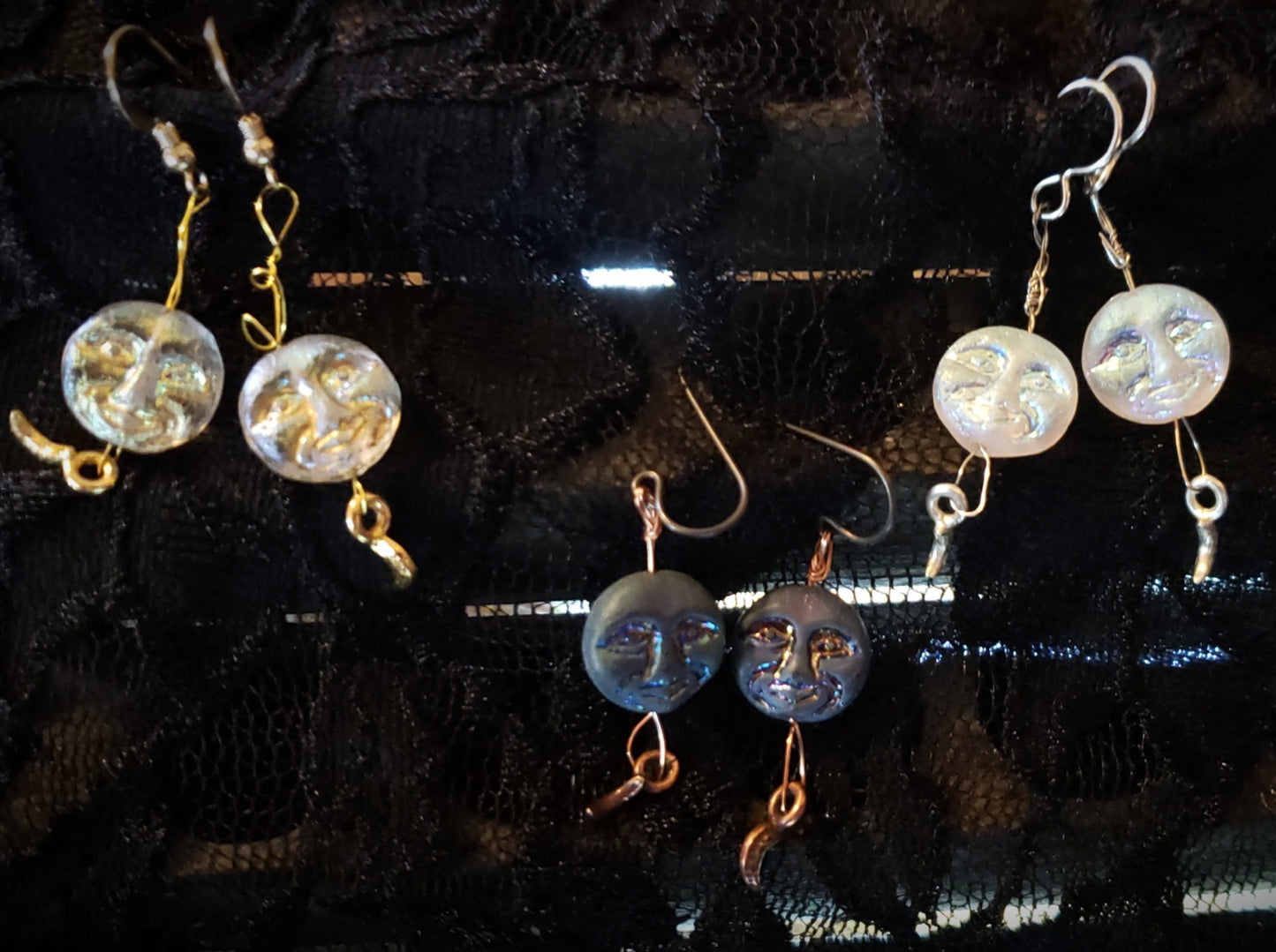 Man In The Moon Earrings