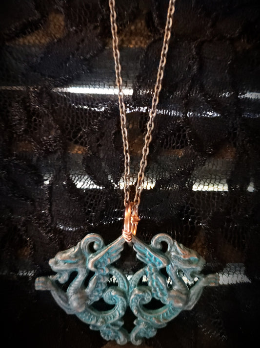 Griffins Patina Necklace