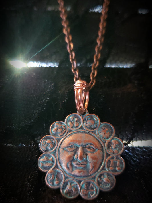 Zodiacal Sun Necklace