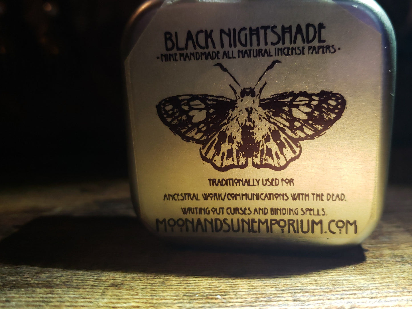 Black Nightshade Incense Paper