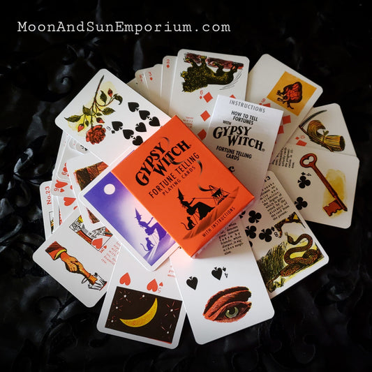 Gypsy Witch Fortune Telling Playing Cards