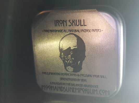 Iron Skull Incense Paper