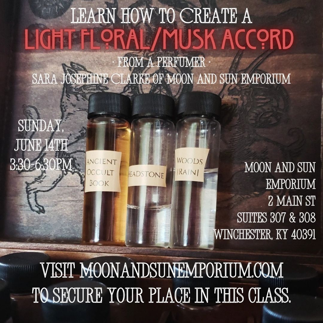 Perfumery Class • Learn How To Create A Light Floral/Musk Accord