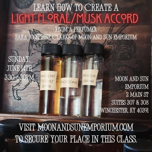 Perfumery Class • Learn How To Create A Light Floral/Musk Accord