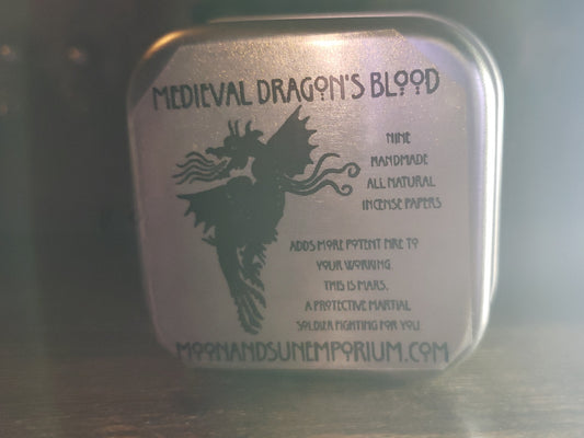 Medieval Dragon's Blood Incense Paper
