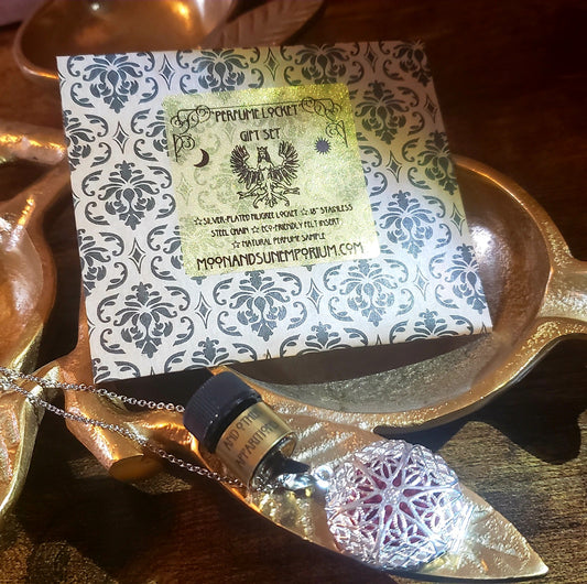 Perfume Locket Gift Set