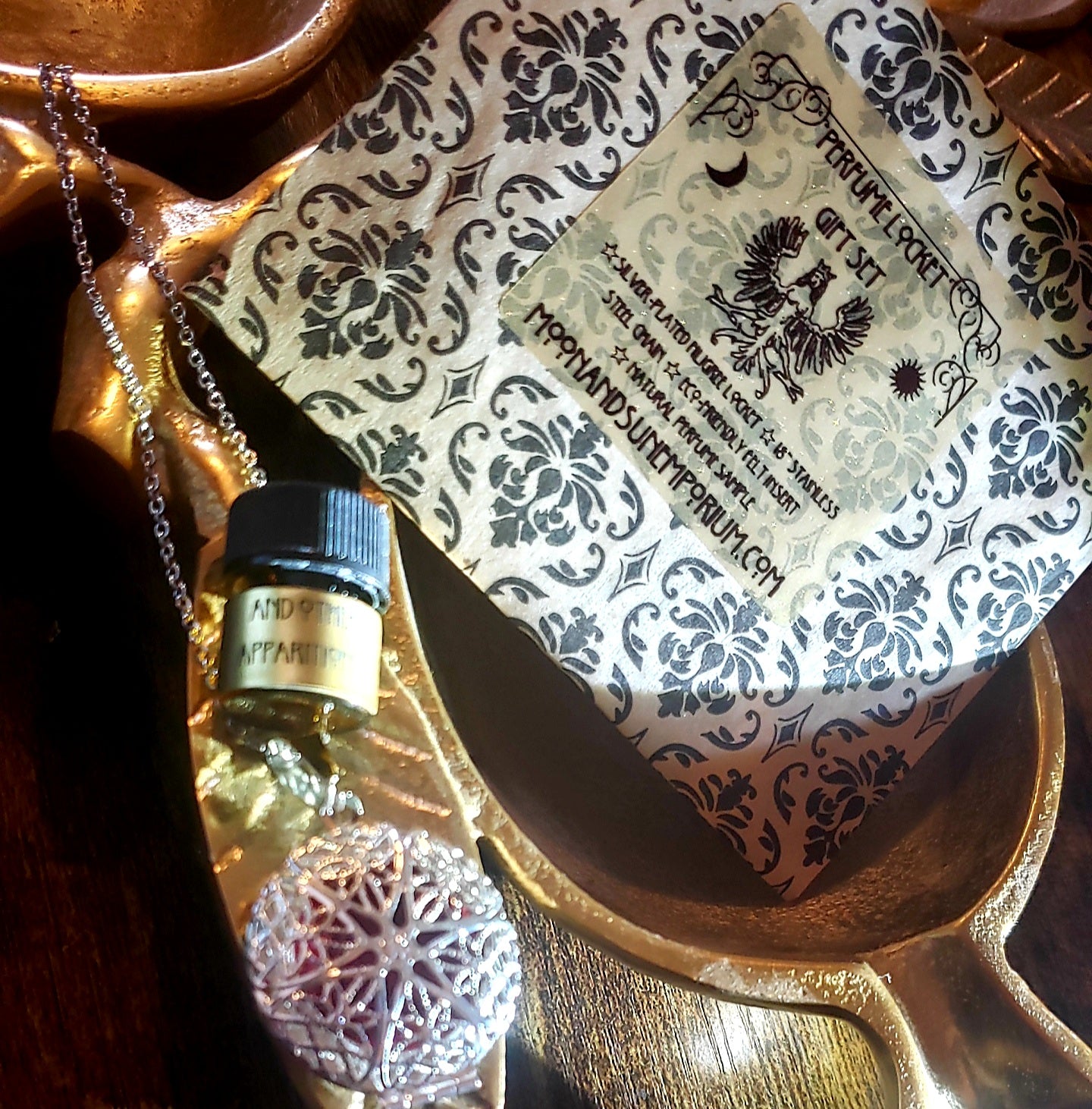 Perfume Locket Gift Set