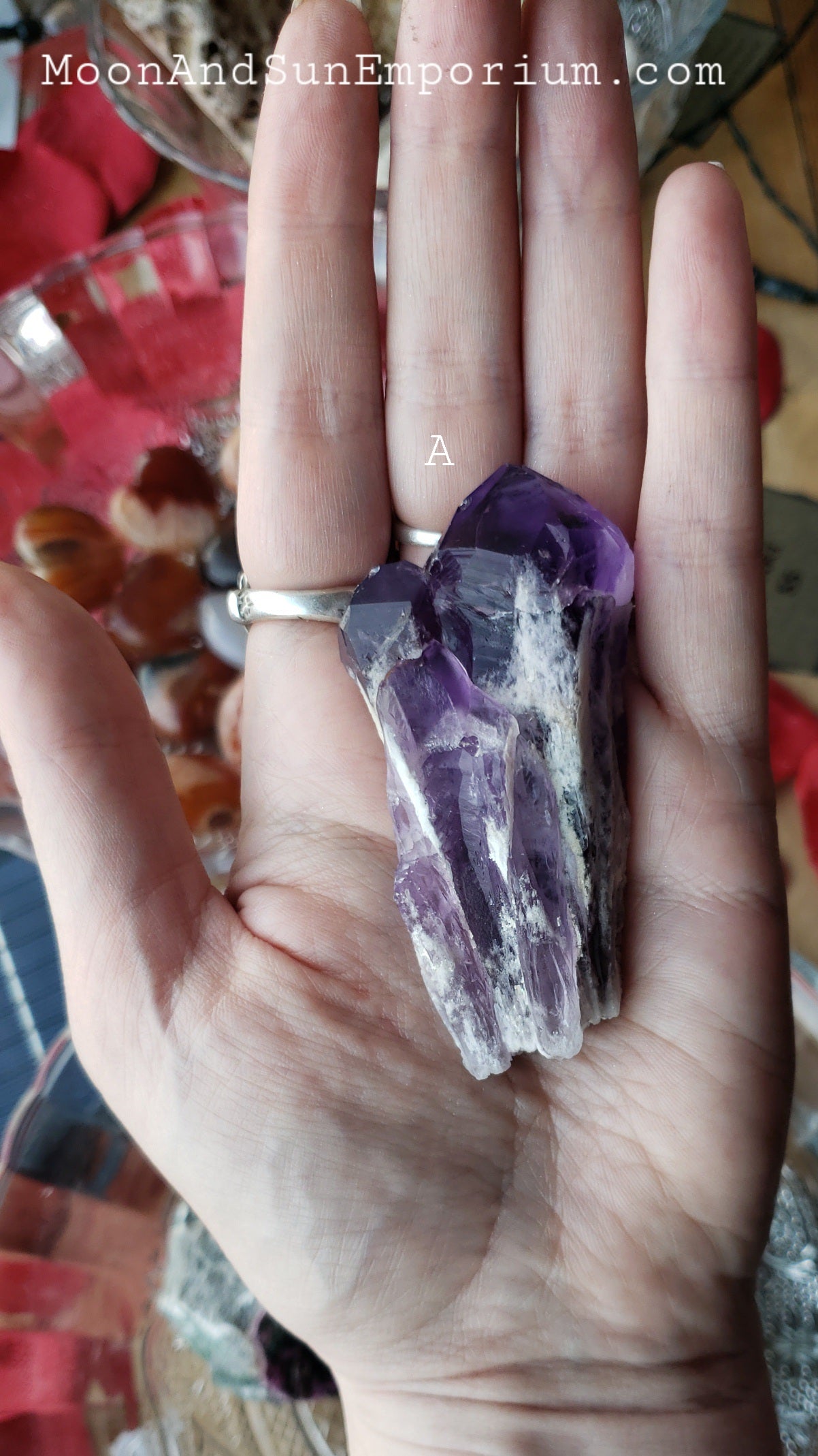 Royal Elestial Amethyst Laser Points