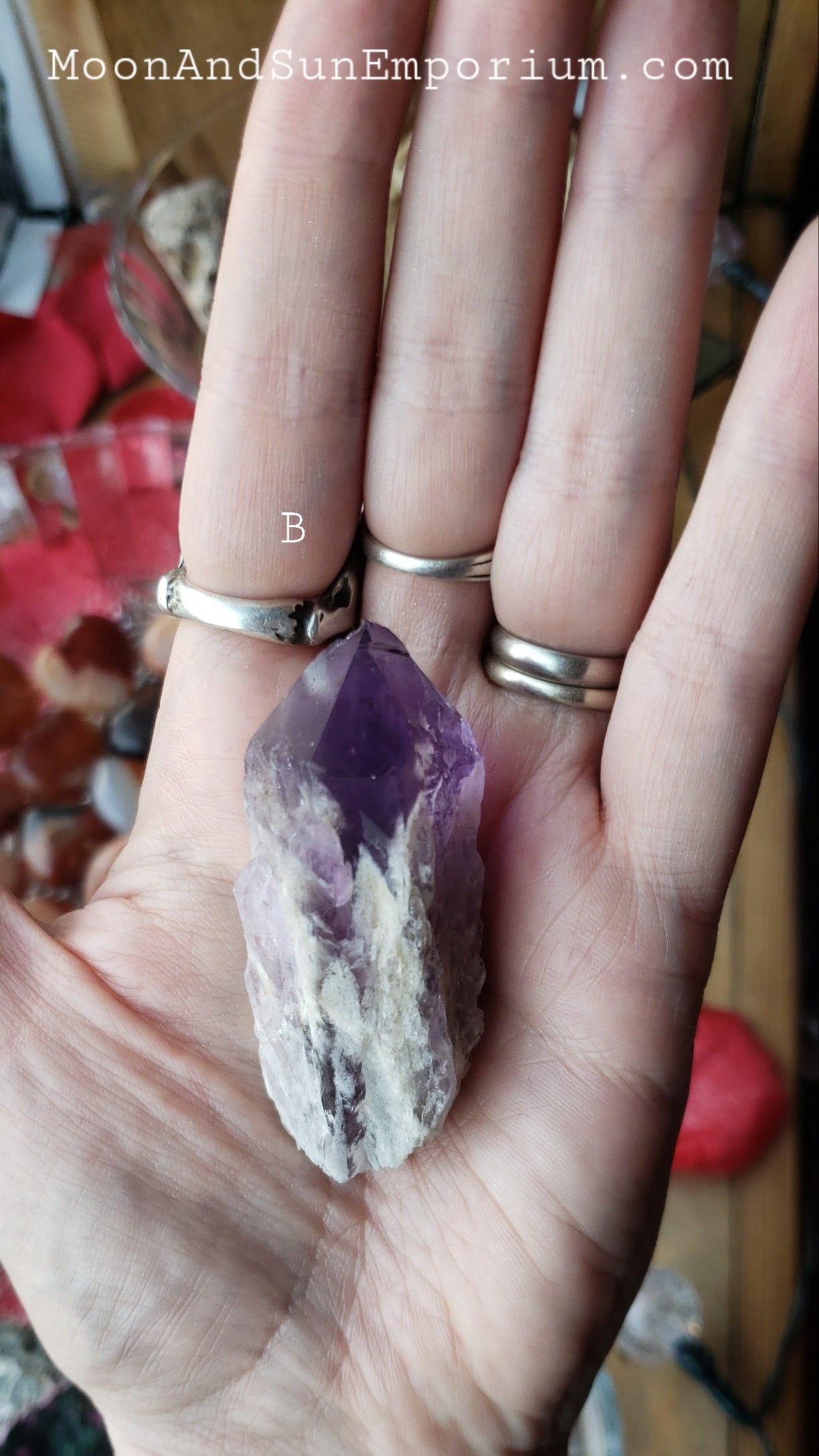 Royal Elestial Amethyst Laser Points