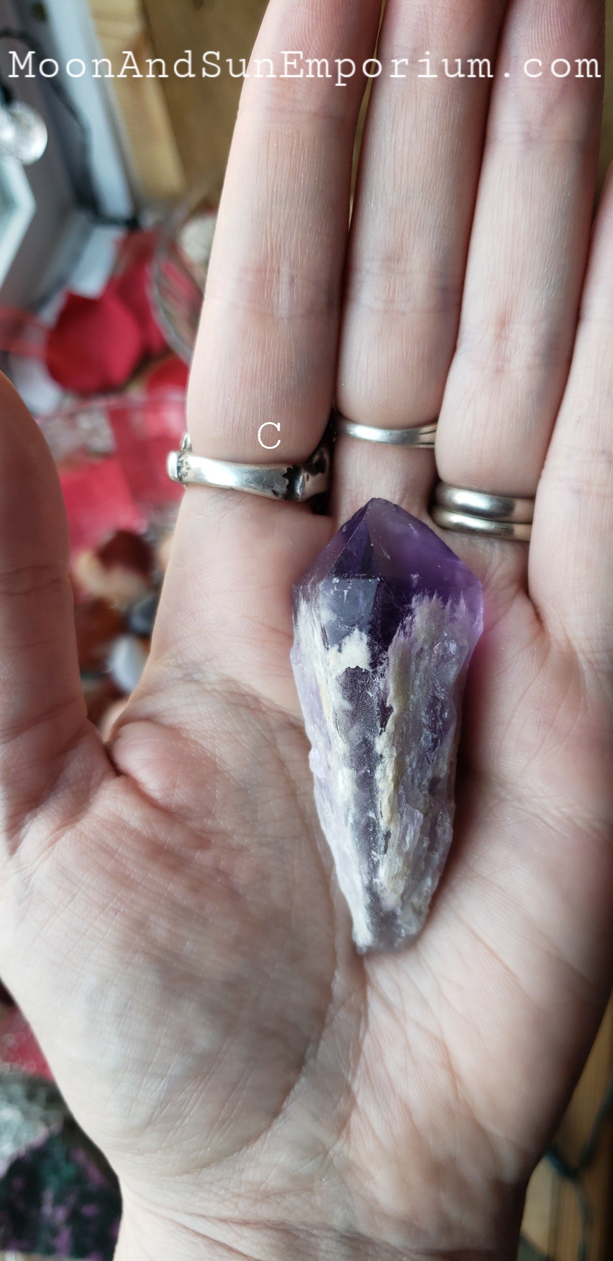 Royal Elestial Amethyst Laser Points