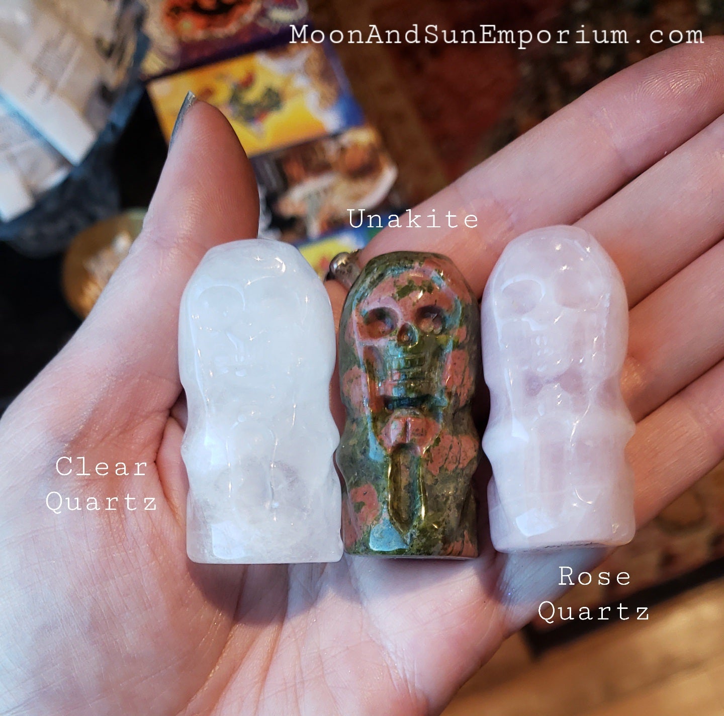Santa Muerte Crystal Carving