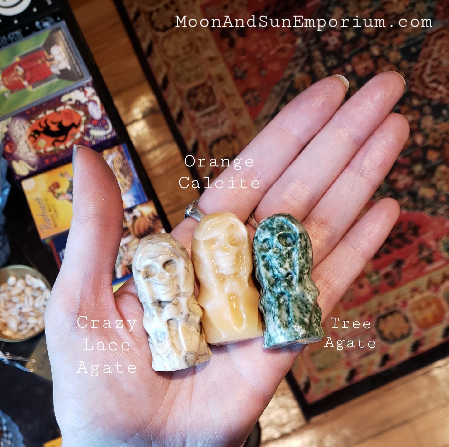 Santa Muerte Crystal Carving